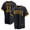 Johmsee P.Pirates #32 Henry Davis Player Black 2026 City Connect Home Game Stitched Jerseys