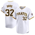 Johmsee P.Pirates #32 Henry Davis Player White Home Limited Stitched Jerseys