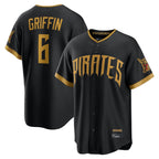 Johmsee P.Pirates #6 Konnor Griffin Player Black 2026 City Connect Home Game Stitched Jerseys