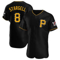 Johmsee P.Pirates #8 Willie Stargell Player Black Alternate 2025 Home Limited Elite Stitched Jerseys