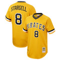Johmsee P.Pirates #8 Willie Stargell Player Gold Mitchell & Ness Cooperstown Collection 1979 Limited Stitched Jerseys