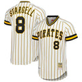 Johmsee P.Pirates #8 Willie Stargell Player White Mitchell & Ness Cooperstown Collection 1979 Limited Stitched Jerseys