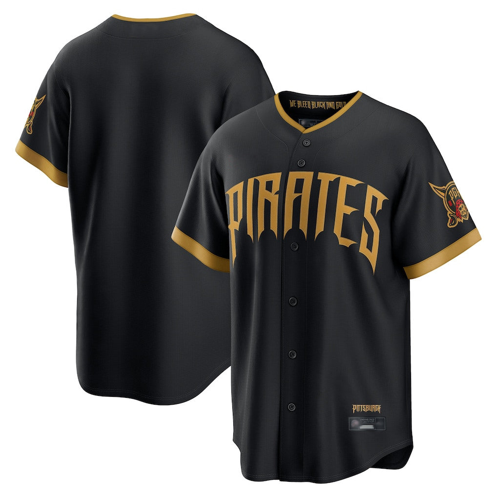 Johmsee P.Pirates Blank Player Black 2026 City Connect Home Limited Stitched Jerseys