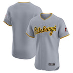 Johmsee P.Pirates Blank Player Gray Road Home Limited Elite Stitched Jerseys