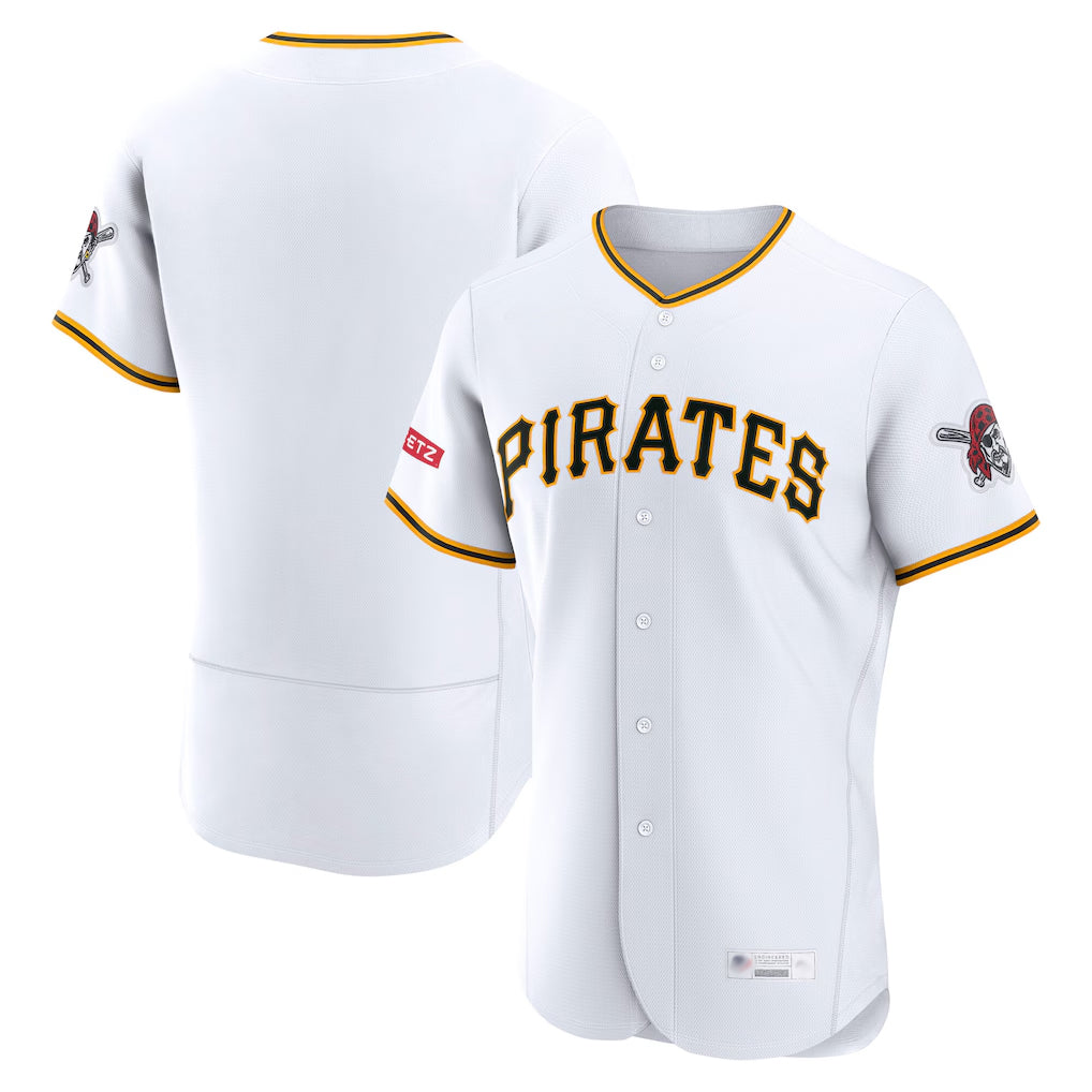 Johmsee P.Pirates Blank Player White Home Limited Elite Stitched Jerseys