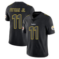 Johmsee P.Steelers #11 Michael Pittman Jr. Player Black Impact Limited Home Game Stitched Jerseys
