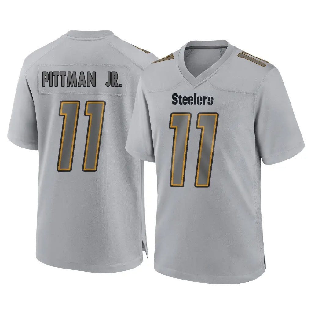 Johmsee P.Steelers #11 Michael Pittman Jr. Player Gray Atmosphere Fashion Home Game Stitched Jerseys