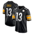 Johmsee P.Steelers #13 Rico Dowdle Player Black Home Game Stitched Jerseys