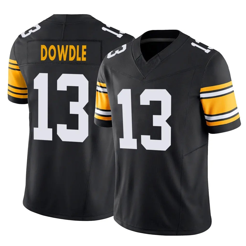 Johmsee P.Steelers #13 Rico Dowdle Player Black Limited Alternate Vapor F.U.S.E. Home Game Stitched Jerseys