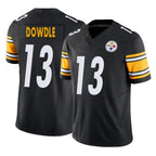Johmsee P.Steelers #13 Rico Dowdle Player Black Limited Vapor F.U.S.E. Home Game Stitched Jerseys