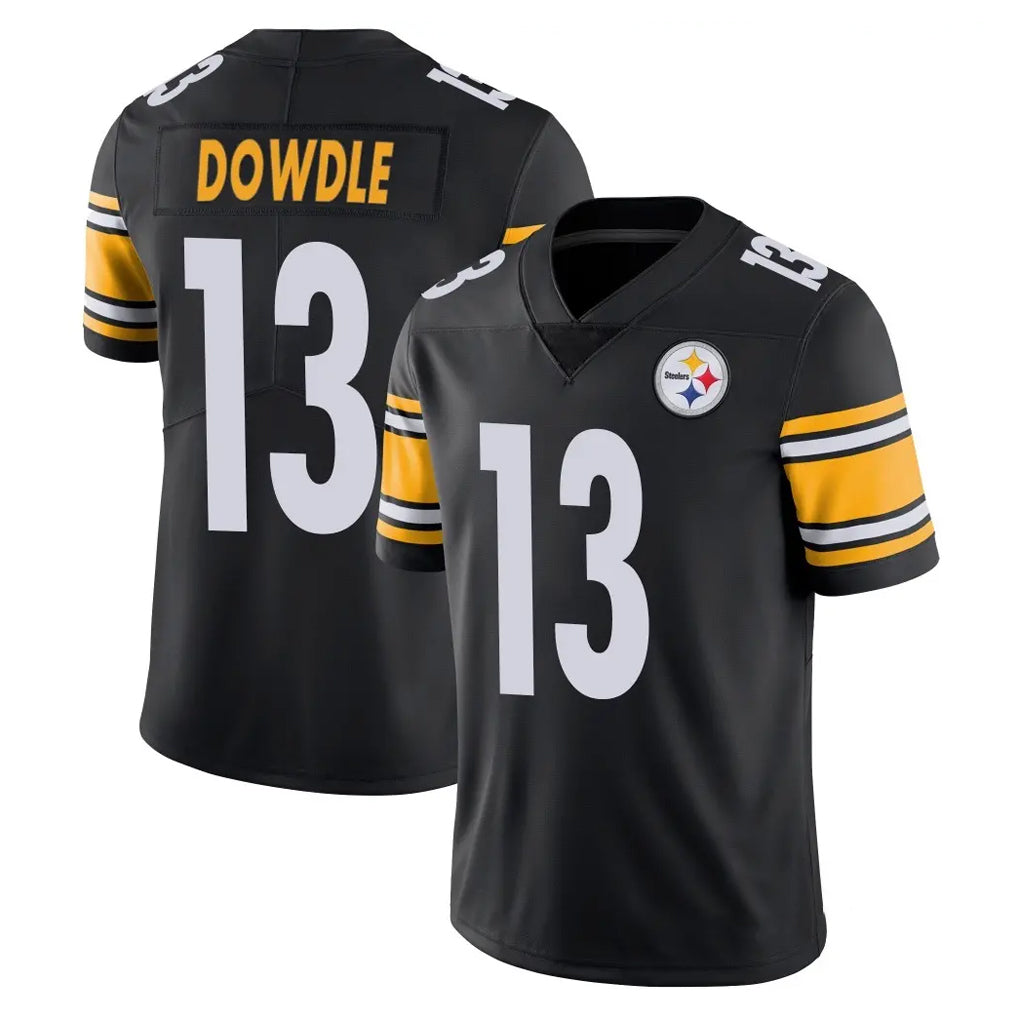Johmsee P.Steelers #13 Rico Dowdle Player Black Limited Vapor Untouchable Home Game Stitched Jerseys