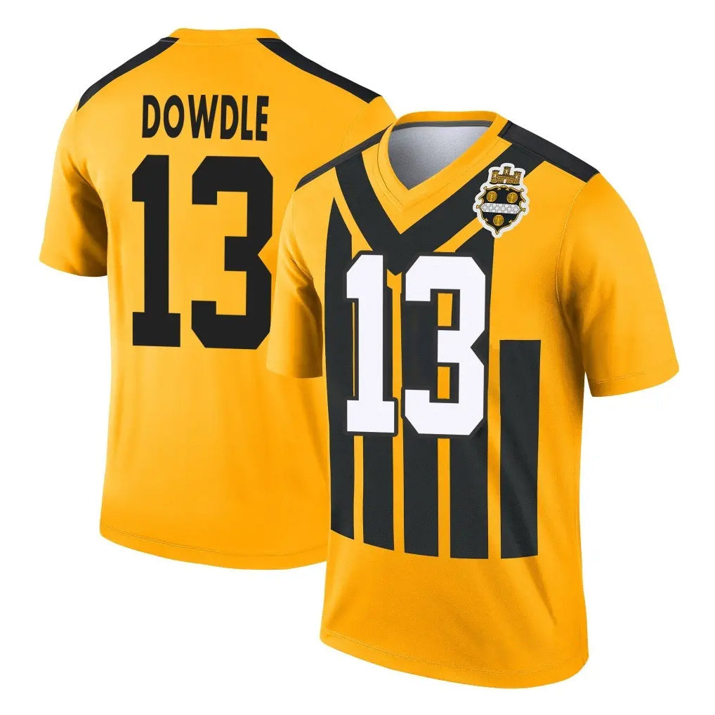 Johmsee P.Steelers #13 Rico Dowdle Player Gold Legend Limited 1933 Throwback Performance Home Game Stitched Jerseys