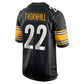 P.Steelers #22 Juan Thornhill Black Team Game Stitched American Football Jerseys
