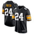 Johmsee P.Steelers #24 Joey Porter Jr. Black Alternate Game American Stitched Jerseys