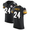 Johmsee P.Steelers #24 Joey Porter Jr. Black Vapor Untouchable Elite American Stitched Jerseys
