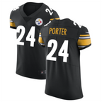 Johmsee P.Steelers #24 Joey Porter Jr. Black Vapor Untouchable Elite American Stitched Jerseys