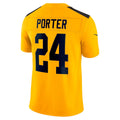Johmsee P.Steelers #24 Joey Porter Jr. Gold Alternate 1933 Throwback Vapor F.U.S.E. Limited Stitched Jerseys