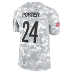 Johmsee P.Steelers #24 Joey Porter Jr. Limited Salute to Service Jerseys