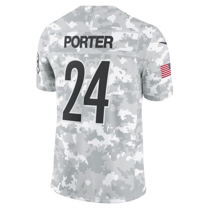 Johmsee P.Steelers #24 Joey Porter Jr. Limited Salute to Service Jerseys