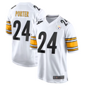 Johmsee P.Steelers #24 Joey Porter Jr. White Away Game American Stitched Jerseys