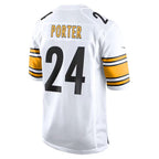 Johmsee P.Steelers #24 Joey Porter Jr. White Away Game Stitched Jerseys