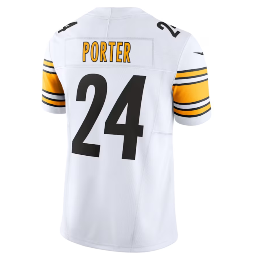 Johmsee P.Steelers #24 Joey Porter Jr. White Vapor F.U.S.E. Limited American Stitched Jerseys