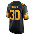 Johmsee P.Steelers #30 Jaylen Warren Black Alternate Game Stitched Jerseys
