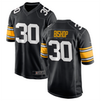 Johmsee P.Steelers #30 Jaylen Warren Black Game American Stitched Jerseys