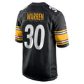 Johmsee P.Steelers #30 Jaylen Warren Black Game Player Stitched Jerseys