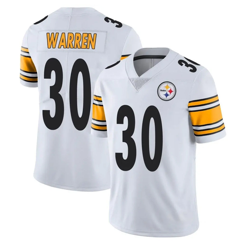Johmsee P.Steelers #30 Jaylen Warren Player White Limited Vapor Untouchable Home Game Stitched Jerseys