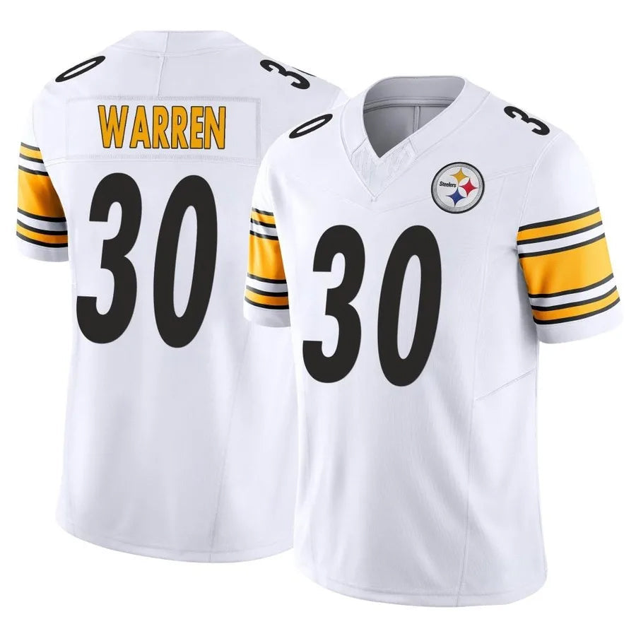 Johmsee P.Steelers #30 Jaylen Warren Player White Vapor F.U.S.E. Limited Stitched Jerseys