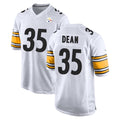 Johmsee P.Steelers #35 Jamel Dean Player White Home Game Stitched Jerseys