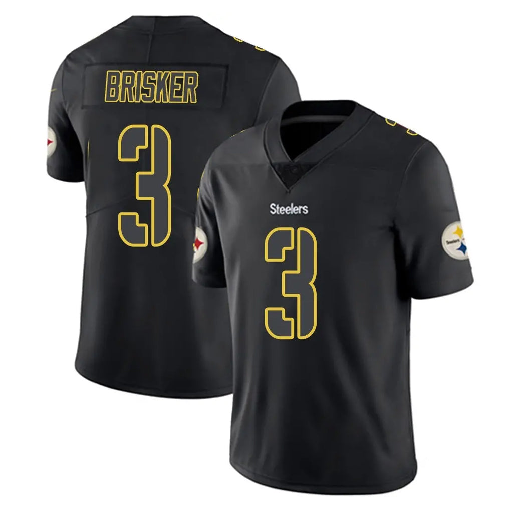 Johmsee P.Steelers #3 Jaquan Brisker Player Black Impact Limited Home Game Stitched Jerseys