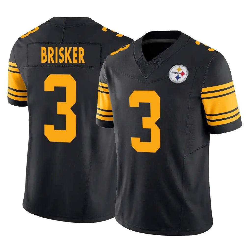 Johmsee P.Steelers #3 Jaquan Brisker Player Black Limited 2nd Alternate Vapor F.U.S.E. Home Game Stitched Jerseys