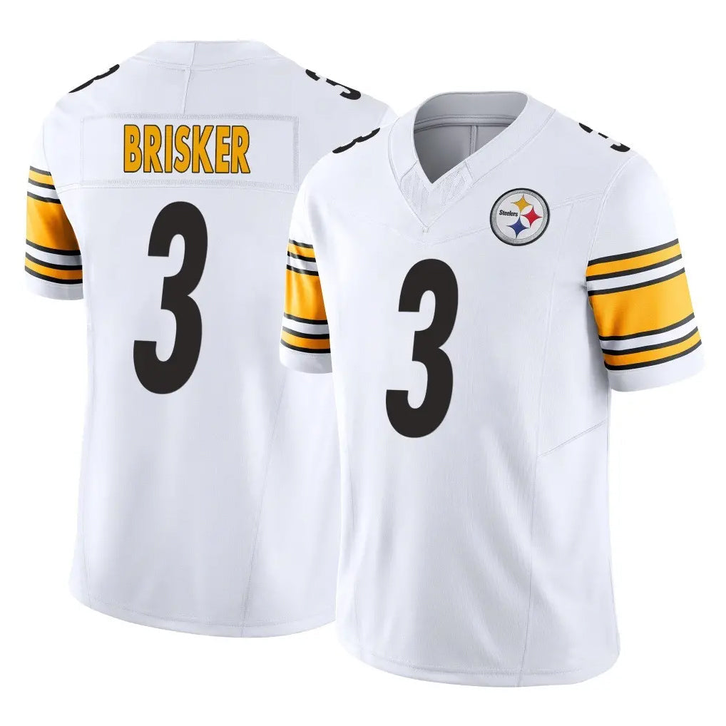 Johmsee P.Steelers #3 Jaquan Brisker Player White Limited Vapor F.U.S.E. Home Game Stitched Jerseys