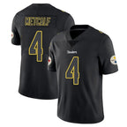 Johmsee P.Steelers #4 DK Metcalf Player Black Impact Limited Home Game Stitched Jerseys
