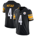 Johmsee P.Steelers #4 DK Metcalf Player Black Limited Vapor Untouchable Home Game Stitched Jerseys