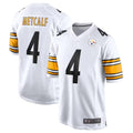 Johmsee P.Steelers #4 DK Metcalf Player White Game Replica Stitched Jerseys