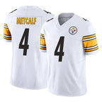 Johmsee P.Steelers #4 DK Metcalf Player White Limited Vapor F.U.S.E. Home Game Stitched Jerseys