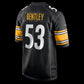 P.Steelers #53 JaWhaun Bentley Black Team Game Stitched American Football Jerseys