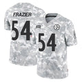 Johmsee P.Steelers #54 Zach Frazier Player Arctic Camo Limited Salute To Service Home Game Stitched Jerseys