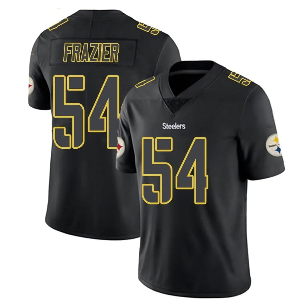 Johmsee P.Steelers #54 Zach Frazier Player Black Impact Limited Home Game Stitched Jerseys