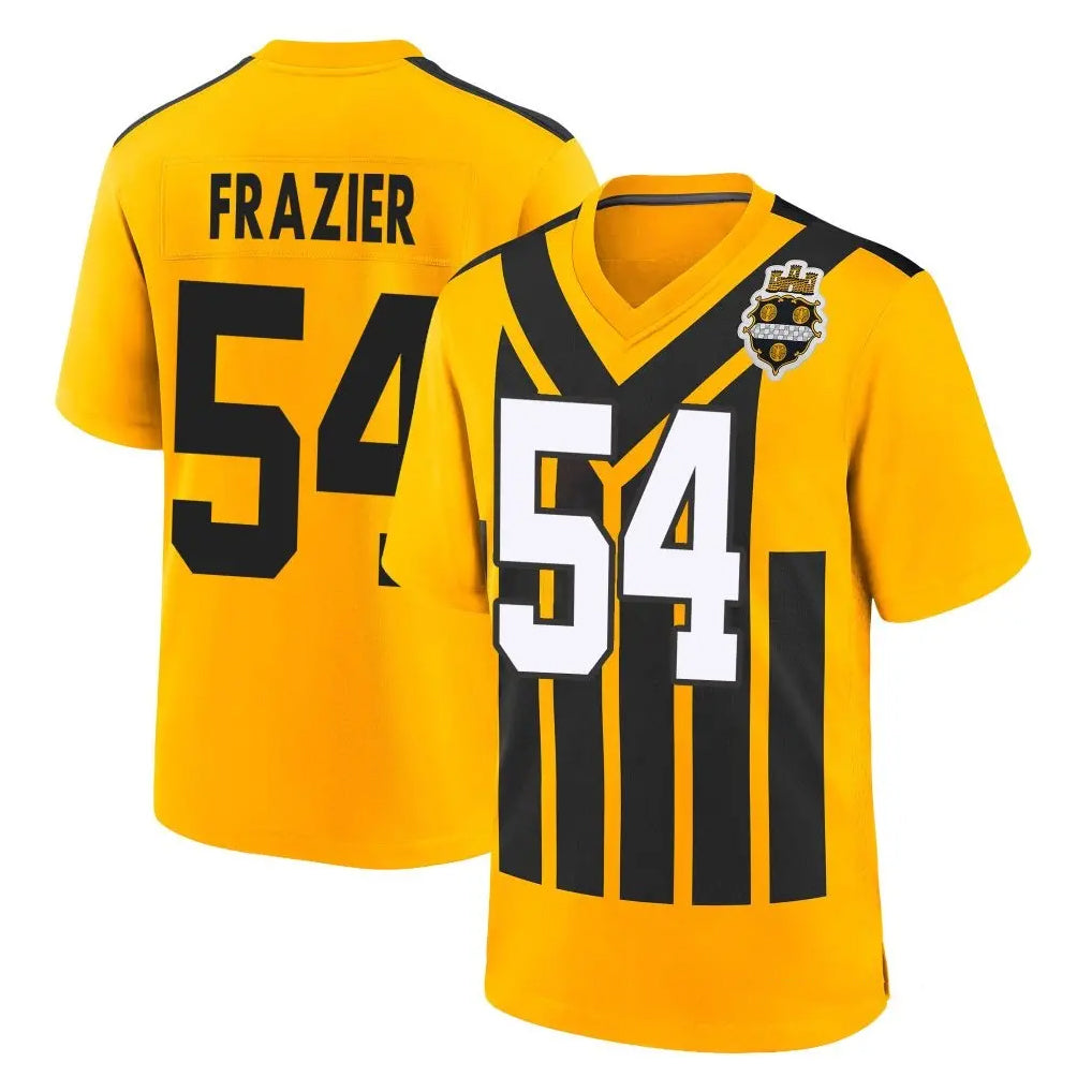 Johmsee P.Steelers #54 Zach Frazier Player Gold Limited 1933 Throwback Home Game Stitched Jerseys
