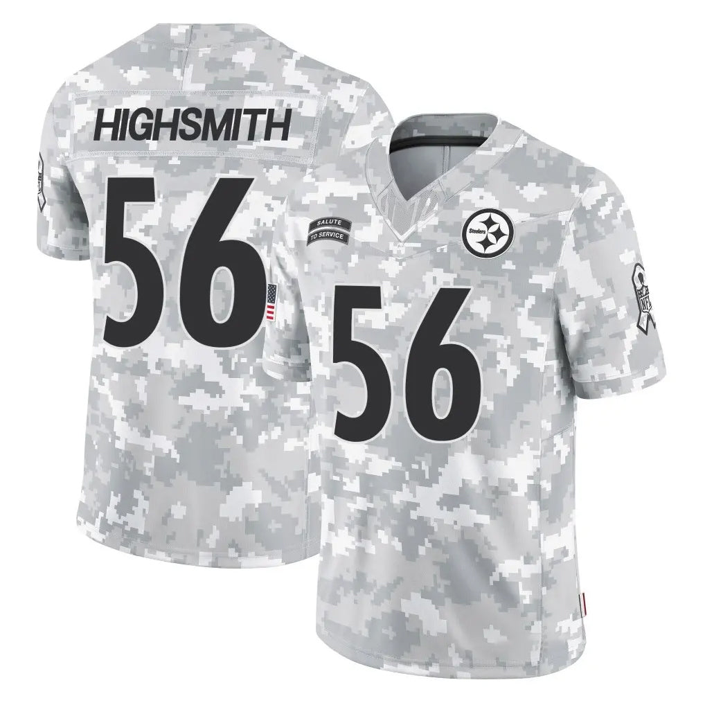Johmsee P.Steelers #56 Alex Highsmith Player Arctic Camo Limited Salute To Service Home Game Stitched Jerseys