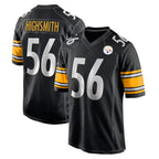 Johmsee P.Steelers #56 Alex Highsmith Player Black Home Game Stitched Jerseys