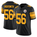 Johmsee P.Steelers #56 Alex Highsmith Player Black Limited Color Rush Home Game Stitched Jerseys