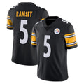Johmsee P.Steelers #5 Jalen Ramsey Player Black Limited Vapor Untouchable Home Game Stitched Jerseys