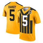 Johmsee P.Steelers #5 Jalen Ramsey Player Gold Legend Limited 1933 Throwback Performance Home Game Stitched Jerseys