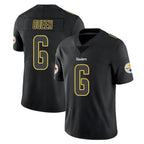 Johmsee P.Steelers #6 Patrick Queen Player Black Impact Limited Home Game Stitched Jerseys