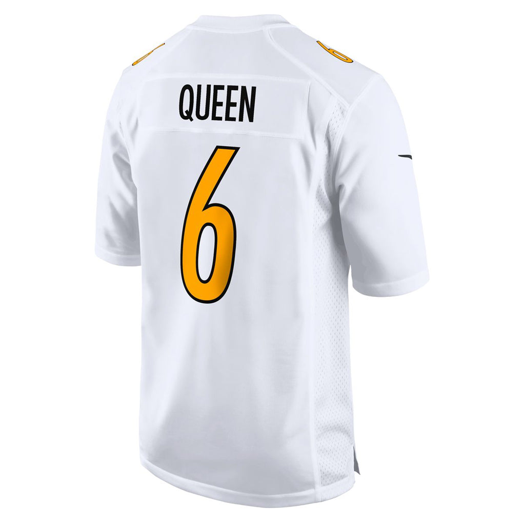 Johmsee P.Steelers #6 Patrick Queen Player White Fashion Limited Home Game Stitched Jerseys